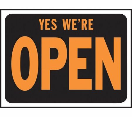 Open Sign